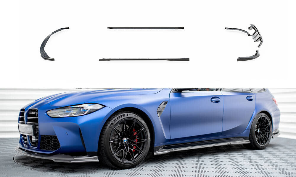 Carbon Bodykit Set Frotnspoiler Seitenschweller Heckansatz für BMW M3 G81 - Aerowerk.