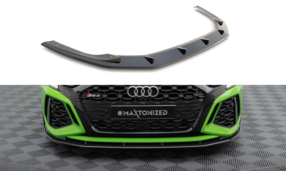 Carbon Fiber Front Splitter für Audi RS3 8Y - Aerowerk.