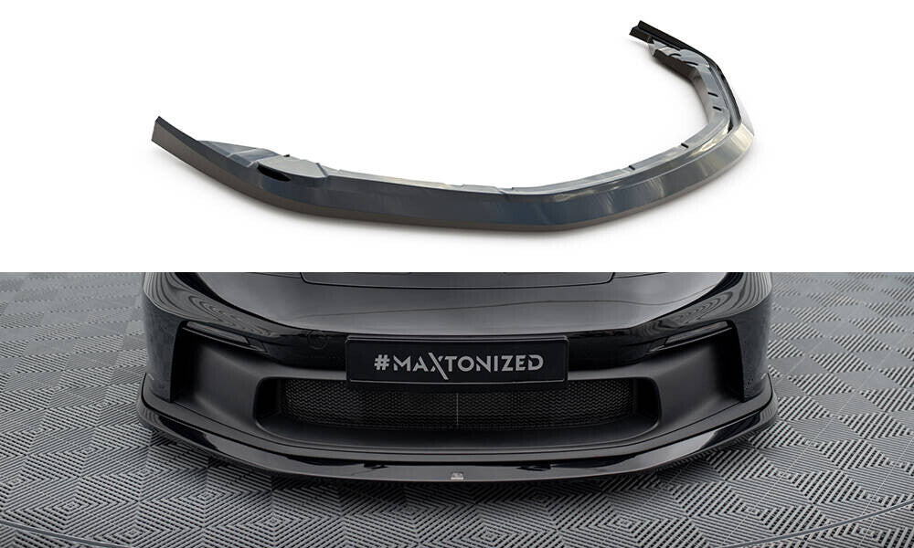 Cup Spoilerlippe Front Ansatz für Porsche 911 992 GT3
