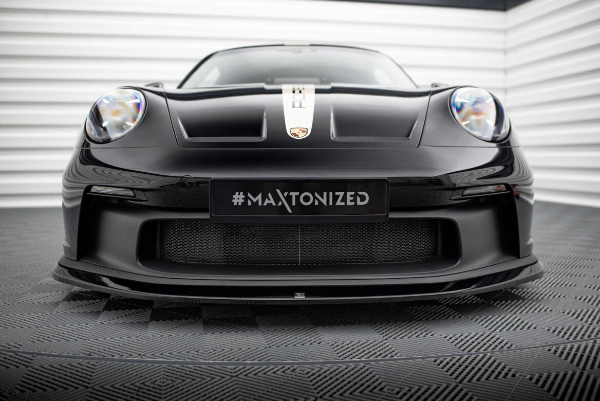 Cup Spoilerlippe Front Ansatz für Porsche 911 992 GT3