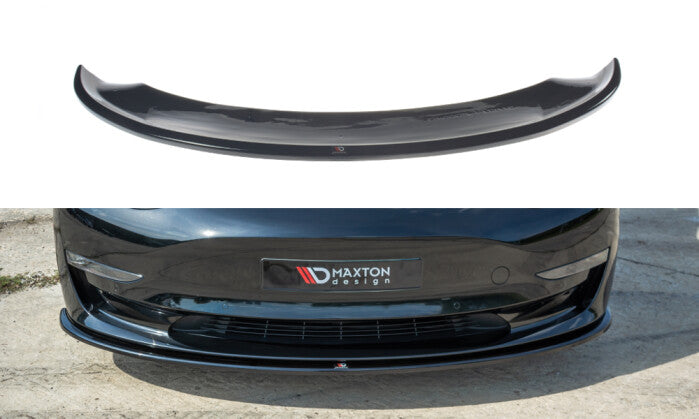 Cup Spoilerlippe Front Ansatz für Tesla Model 3