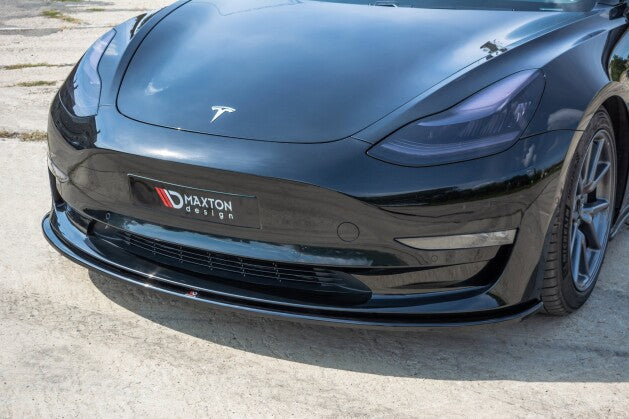 Cup Spoilerlippe Front Ansatz für Tesla Model 3