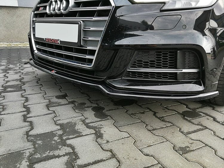 Cup Spoilerlippe Front Ansatz V.2 für Audi S3 / A3 S-Line 8V FL - Aerowerk.