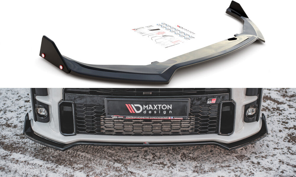 Cup Spoilerlippe Front Ansatz V.3 +Flaps für Toyota GR Yaris - Aerowerk.