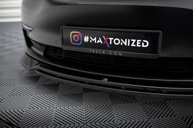 Cup Spoilerlippe Front Ansatz V.3 für Tesla Model 3 - Aerowerk.