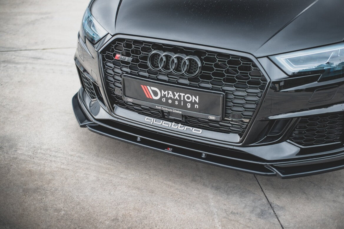 Cup Spoilerlippe Front Ansatz V.4 für Audi RS3 8V Facelift - Aerowerk.
