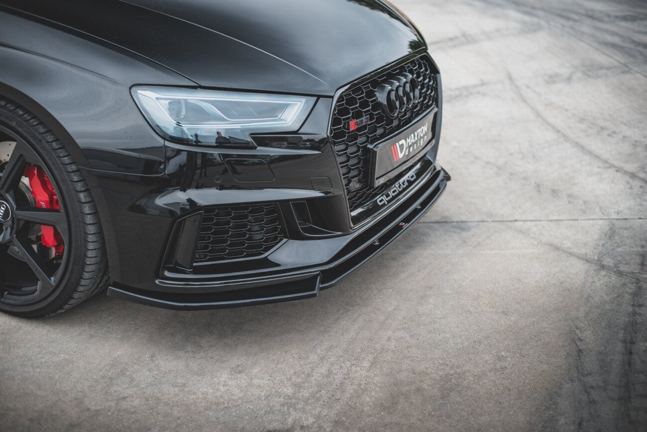 Cup Spoilerlippe Front Ansatz V.4 für Audi RS3 8V Facelift - Aerowerk.