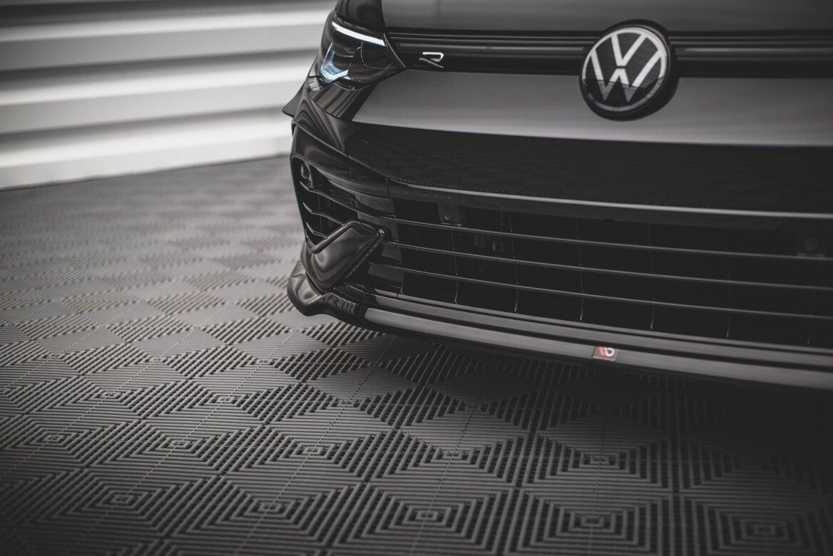 Cup Spoilerlippe Front Ansatz V.6 für VW Golf R Mk8 - Aerowerk.