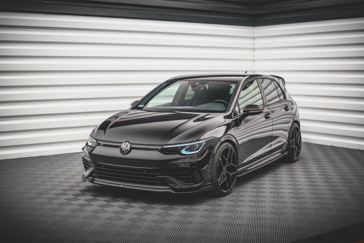 Cup Spoilerlippe Front Ansatz V.6 für VW Golf R Mk8 - Aerowerk.
