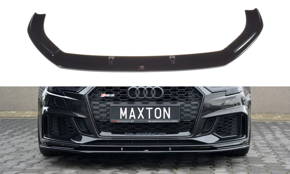 Cup Spoilerlippe Front Ansatz V.1 für Audi RS3 8V FL Sportback