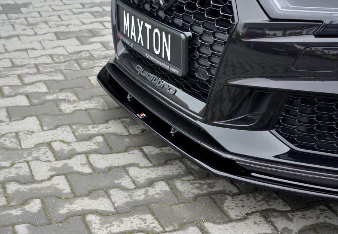 Cup Spoilerlippe Front Ansatz V.1 für Audi RS3 8V FL Sportback