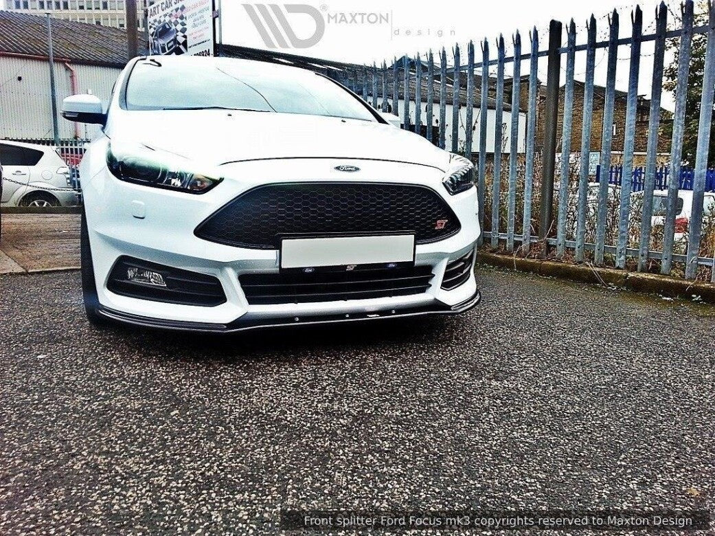Cup Spoilerlippe Front Ansatz V.1 für Ford Focus ST Mk3 FL