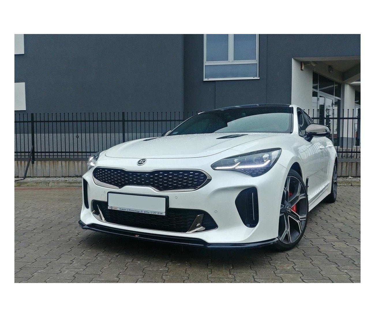 Cup Spoilerlippe Front Ansatz V.1 für Kia Stinger GT / GT-Line