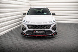 Frontlippe V.2 + Flaps für Hyundai Kona N