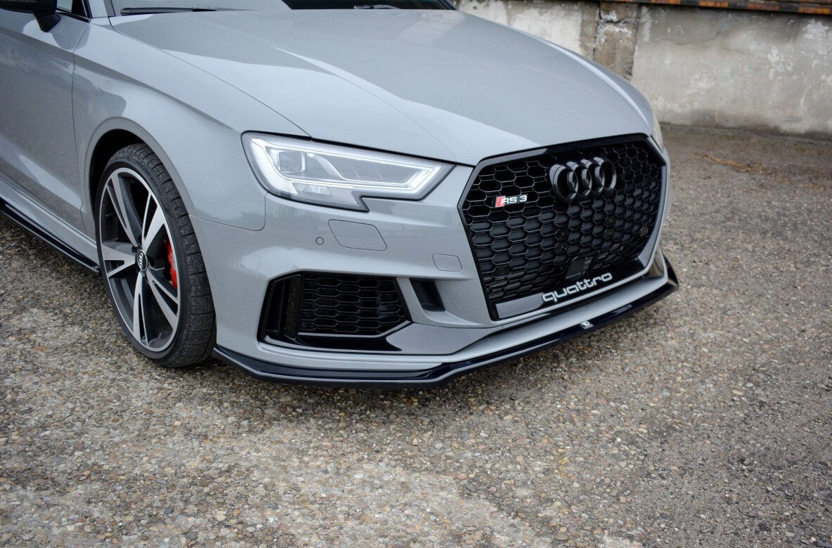 Cup Spoilerlippe Front Ansatz V.2 für Audi RS3 8V FL Limousine