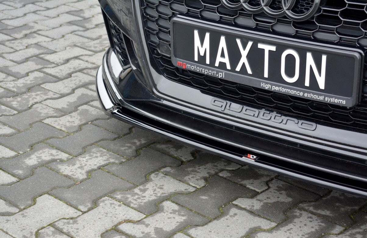 Cup Spoilerlippe Front Ansatz V.2 für Audi RS3 8V FL Sportback