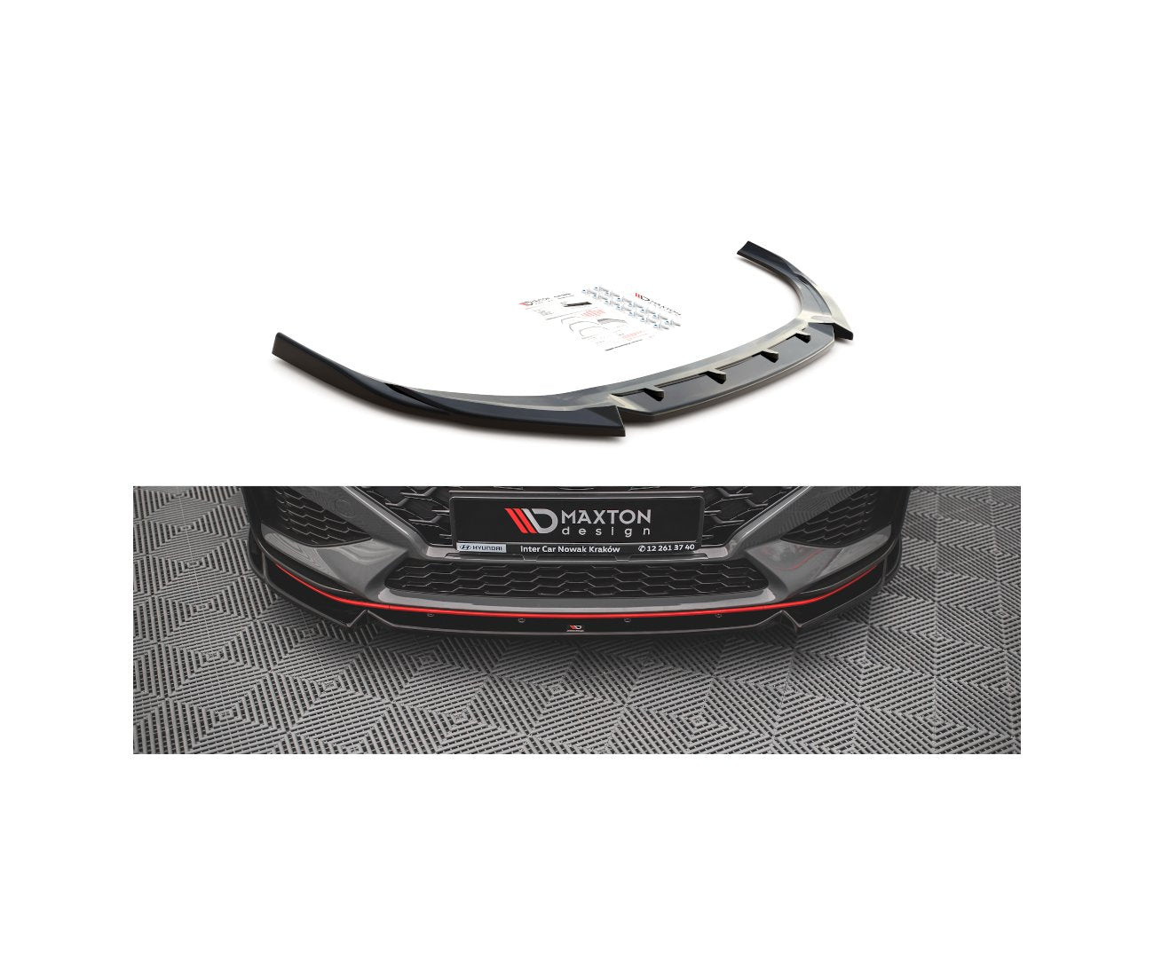 Frontlippe V.2 für Hyundai I30N + N-Line Facelift