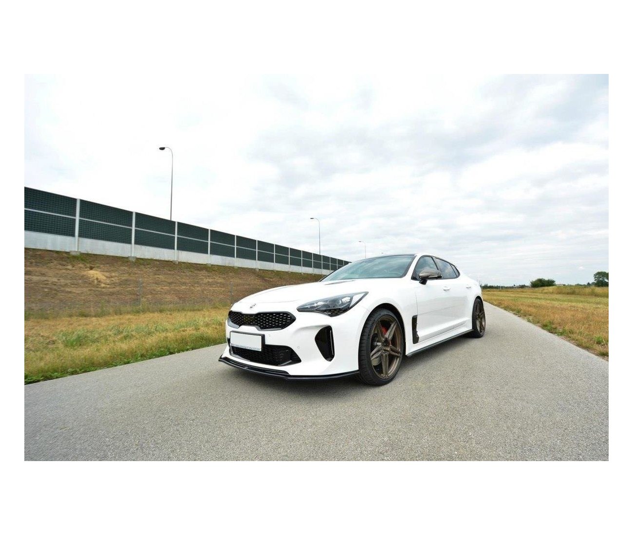 Cup Spoilerlippe Front Ansatz V.2 für Kia Stinger GT / GT-Line