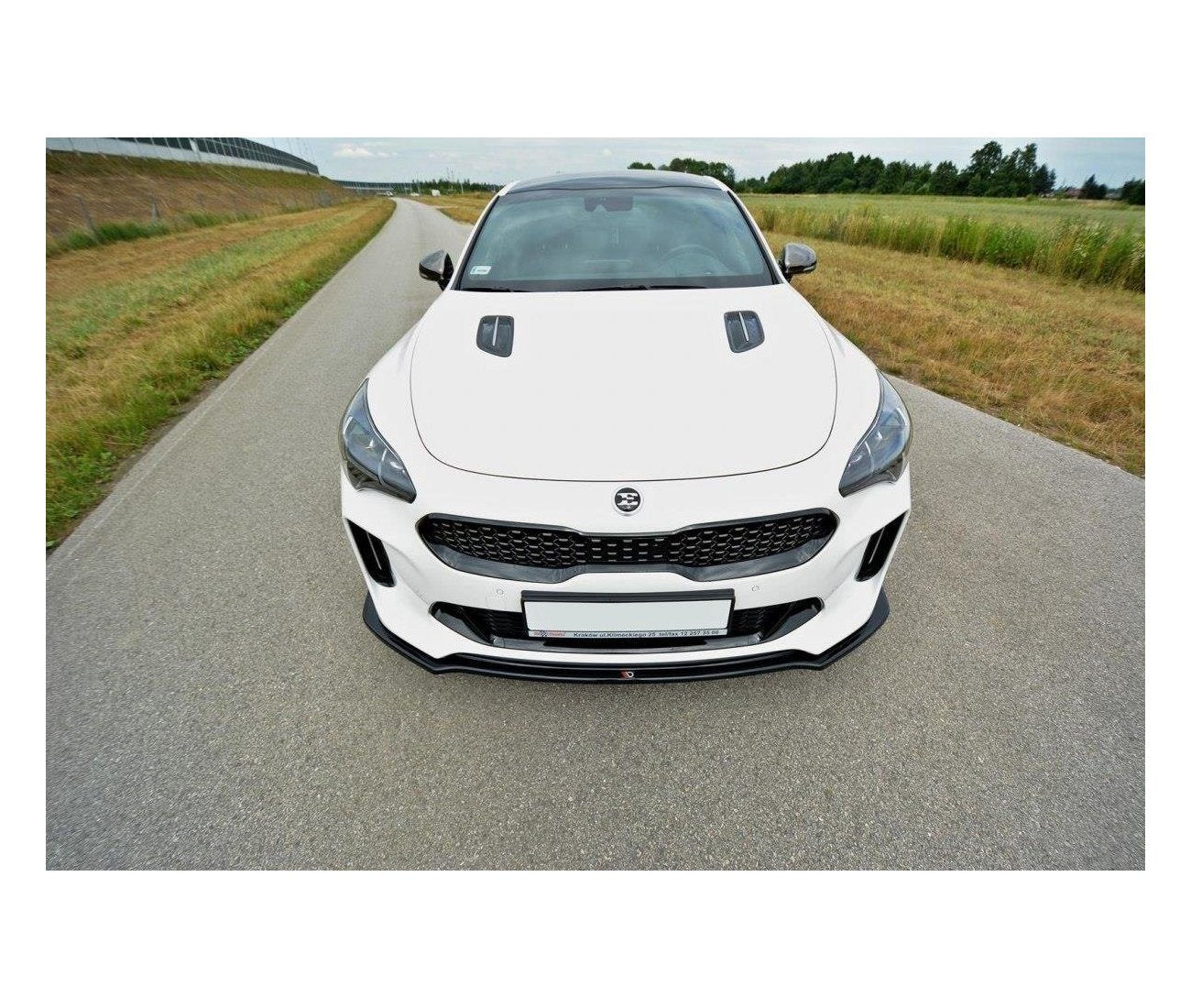 Cup Spoilerlippe Front Ansatz V.2 für Kia Stinger GT / GT-Line