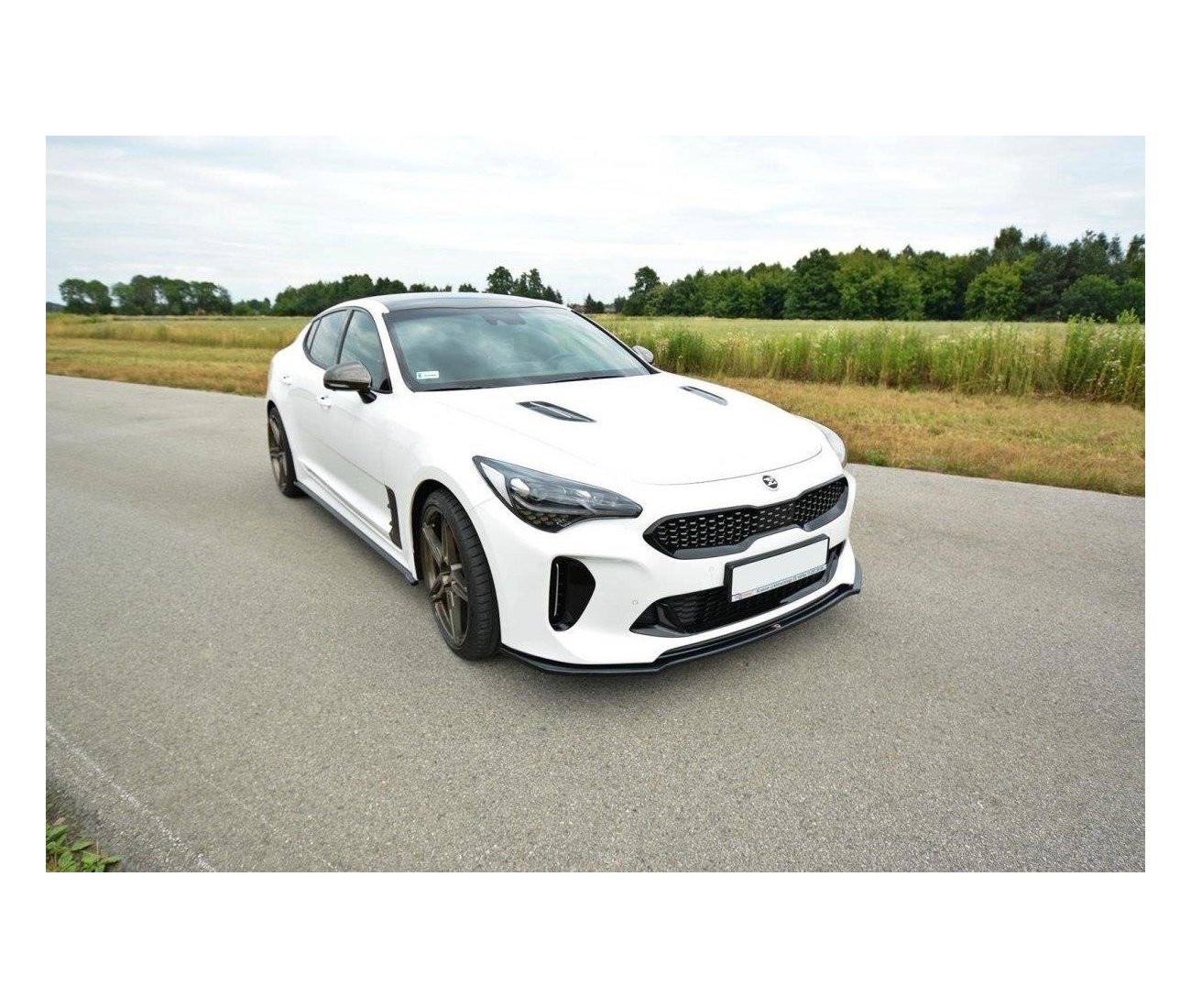 Cup Spoilerlippe Front Ansatz V.2 für Kia Stinger GT / GT-Line