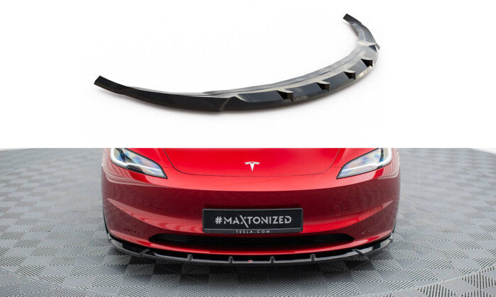 Cup Spoilerlippe Front Ansatz V.2 für Tesla Model 3 Project HighlandFL