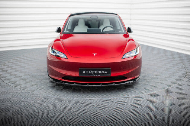 Cup Spoilerlippe Front Ansatz V.2 für Tesla Model 3 Project HighlandFL