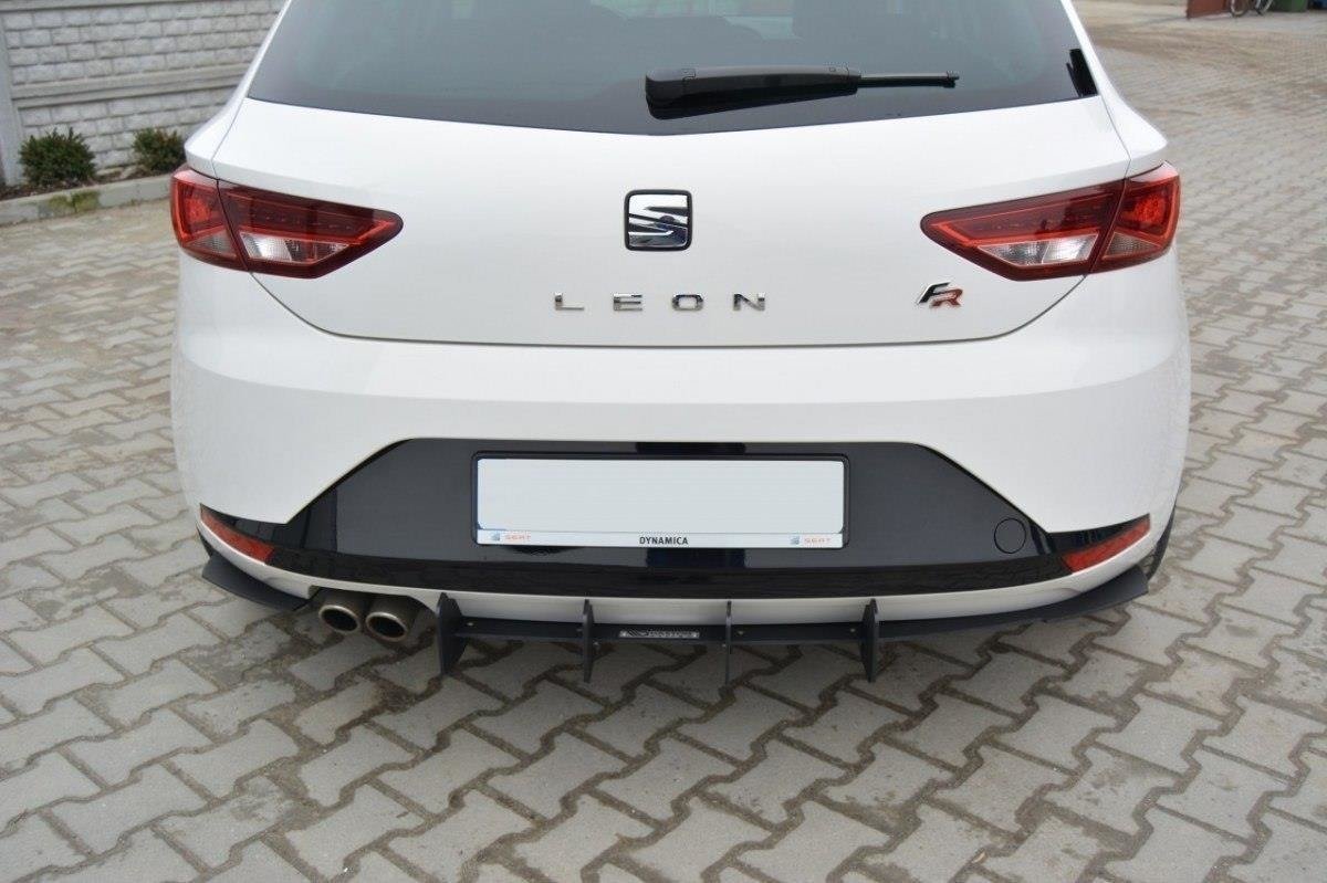 Maxton Design - Diffusor Heck Ansatz für Diffusor für SEAT LEON III FR - Aerowerk.