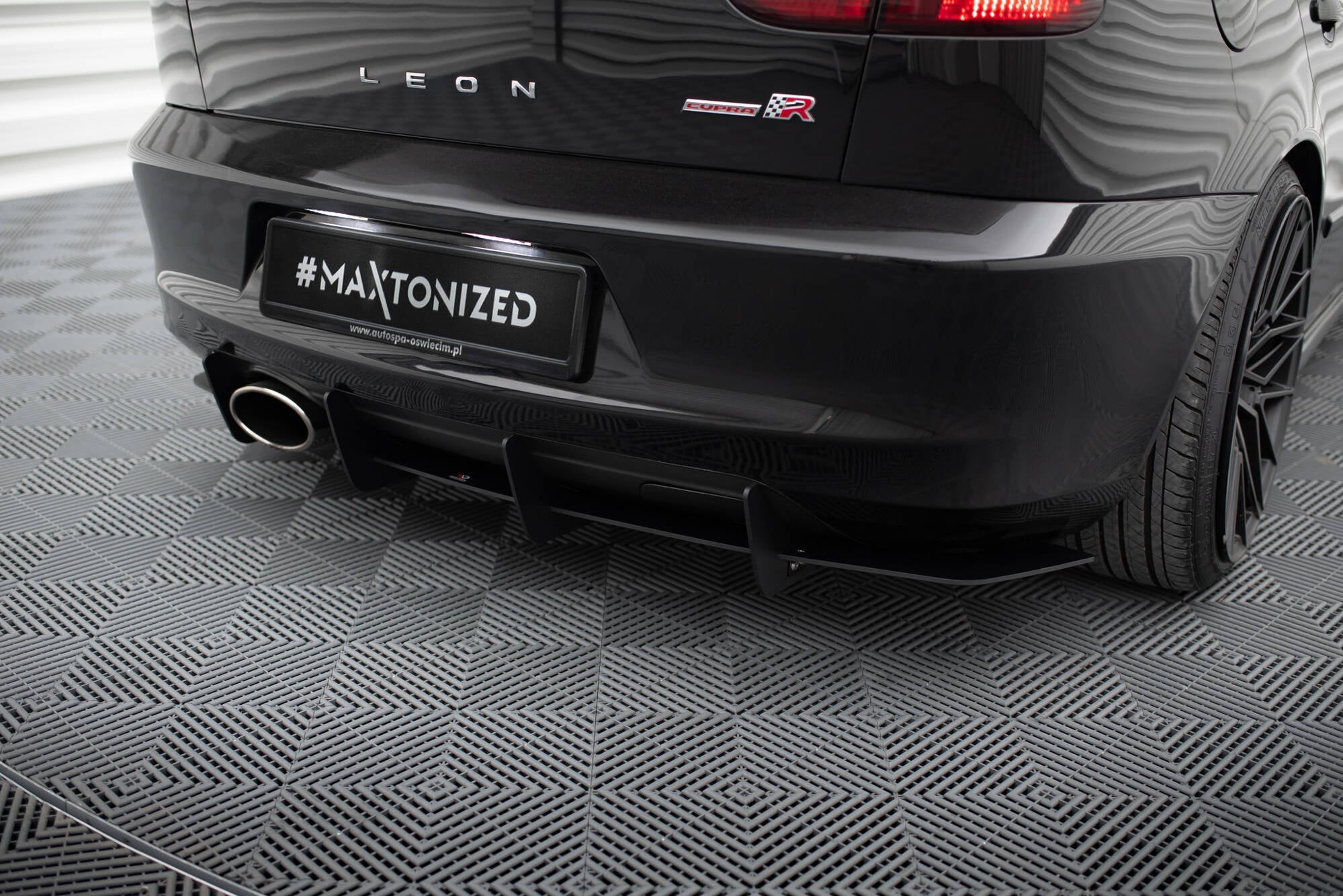 Maxton Design - Diffusor Heck Ansatz für Diffusor für Seat Leon Mk1 Cupra - Aerowerk.