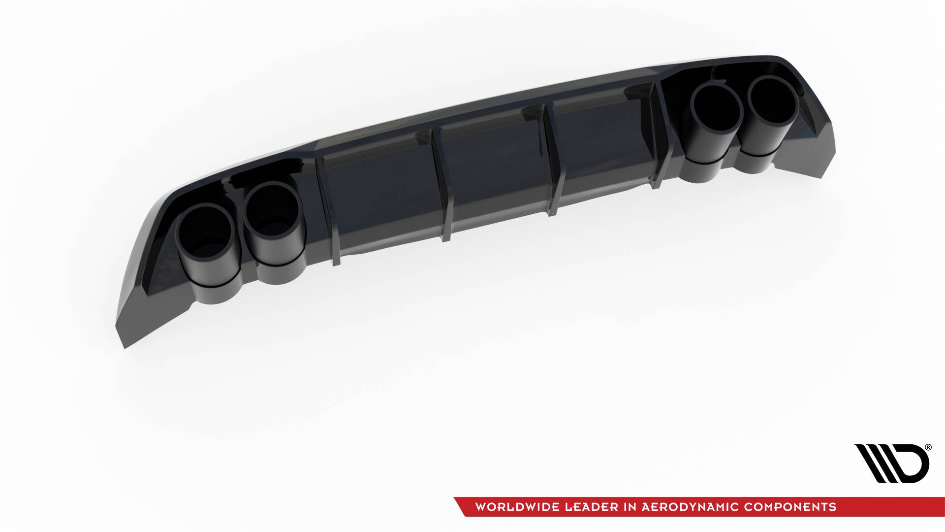 Maxton Design - Diffusor Heck Ansatz für + Endschalldampfer Sportauspuff Attrappe Seat Leon FR Hatchback Mk4 - Aerowerk.