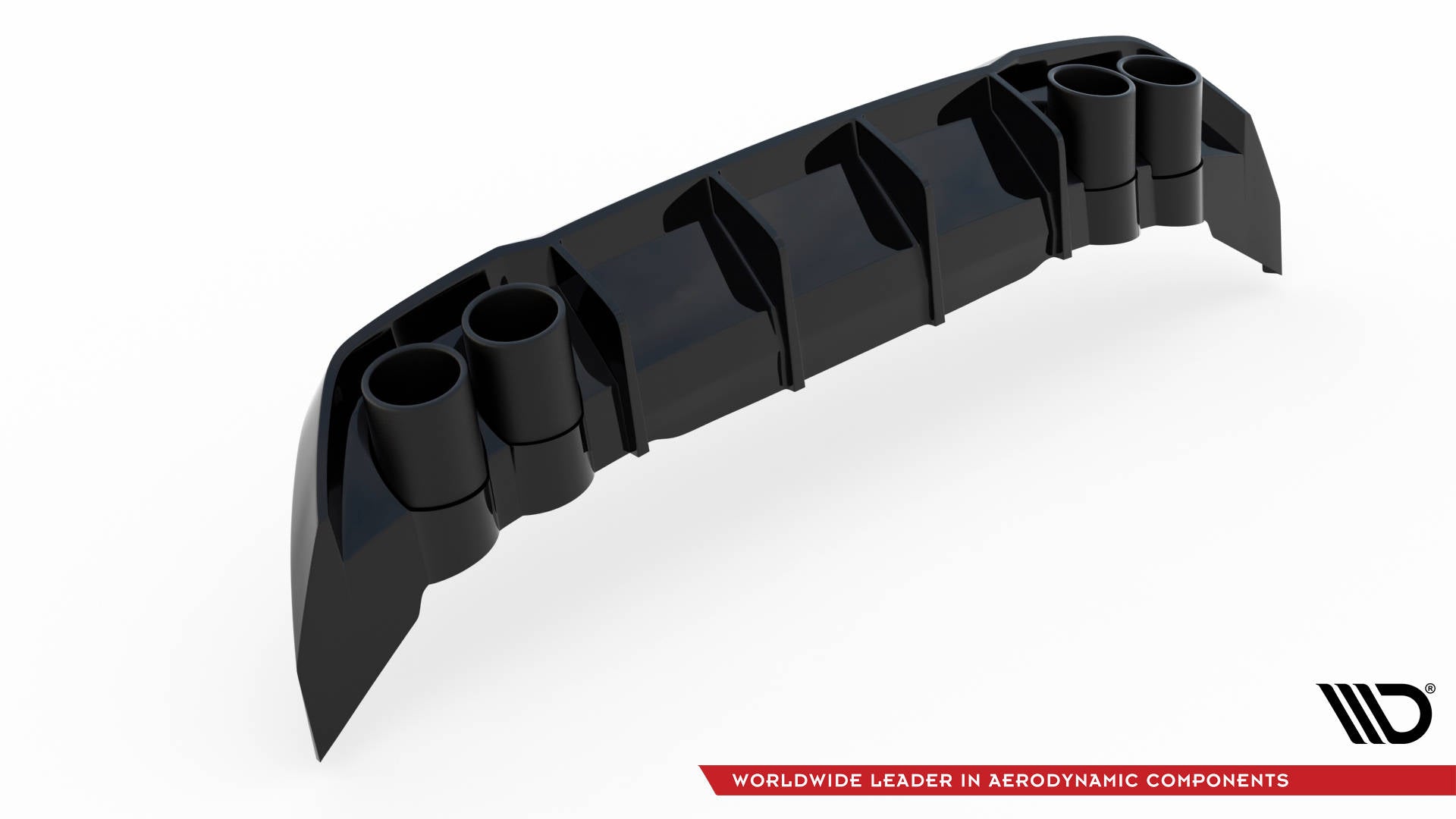 Maxton Design - Diffusor Heck Ansatz für + Endschalldampfer Sportauspuff Attrappe Seat Leon FR Hatchback Mk4 - Aerowerk.