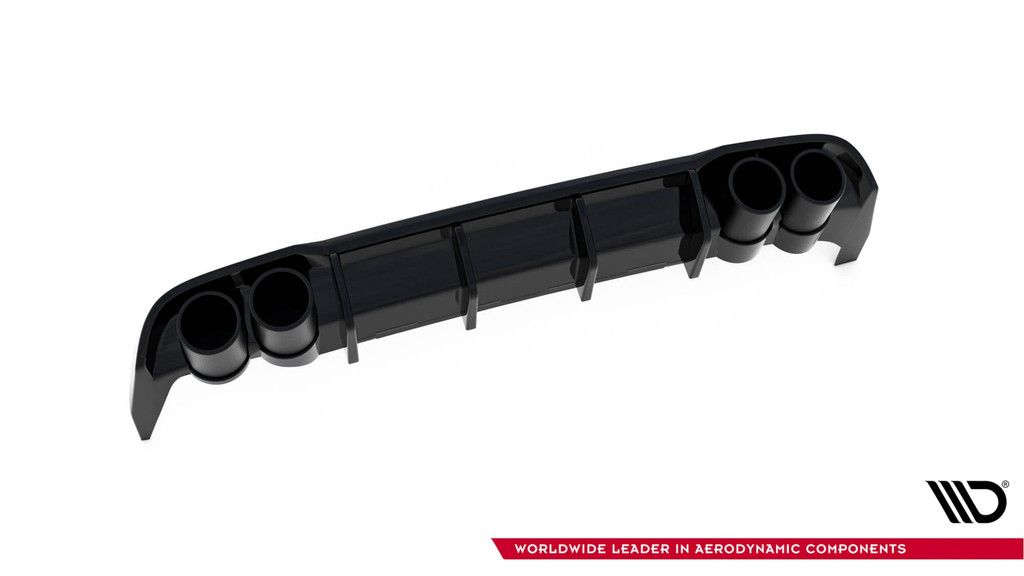 Maxton Design - Diffusor Heck Ansatz für + Endschalldampfer Sportauspuff Attrappe Seat Leon ST FR Mk4 - Aerowerk.