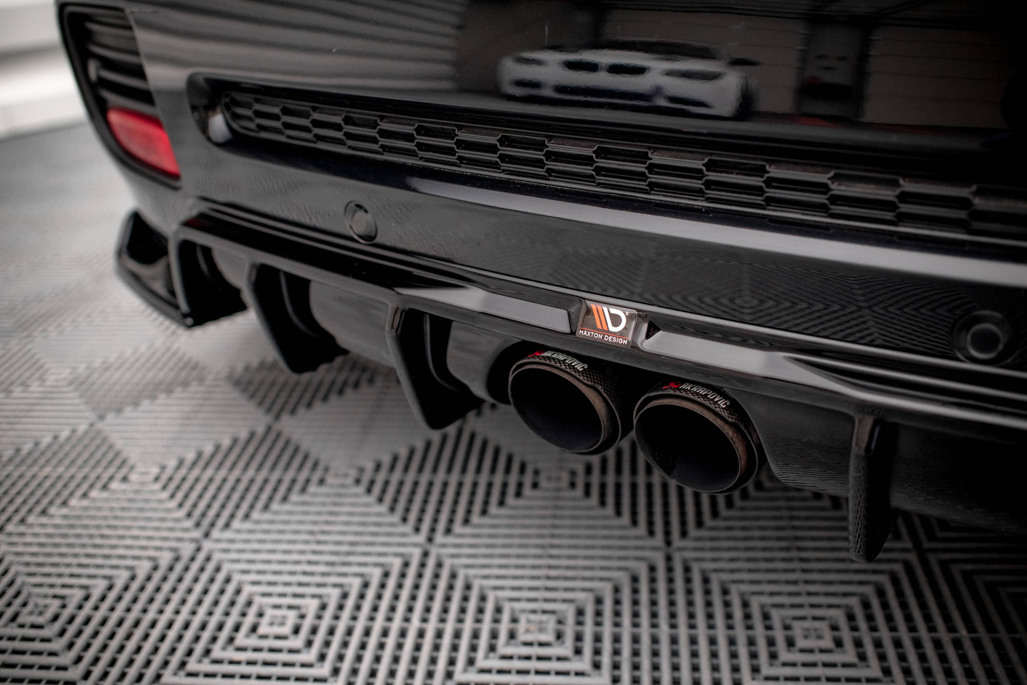 Maxton Design - Diffusor Heck Ansatz für Mini Cooper John Cooper Works R56 - Aerowerk.
