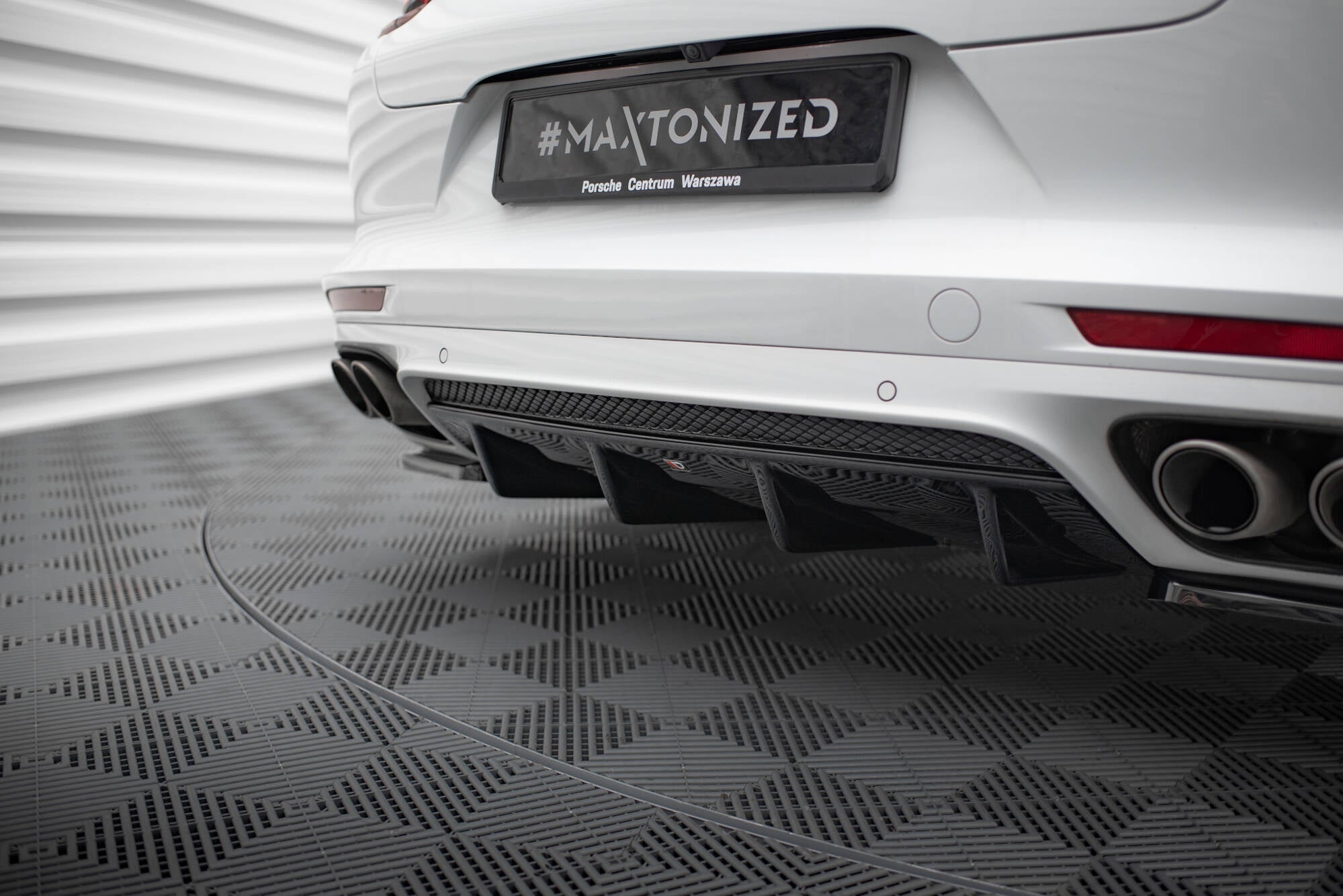 Maxton Design - Diffusor Heck Ansatz für Porsche Panamera GTS 971 - Aerowerk.