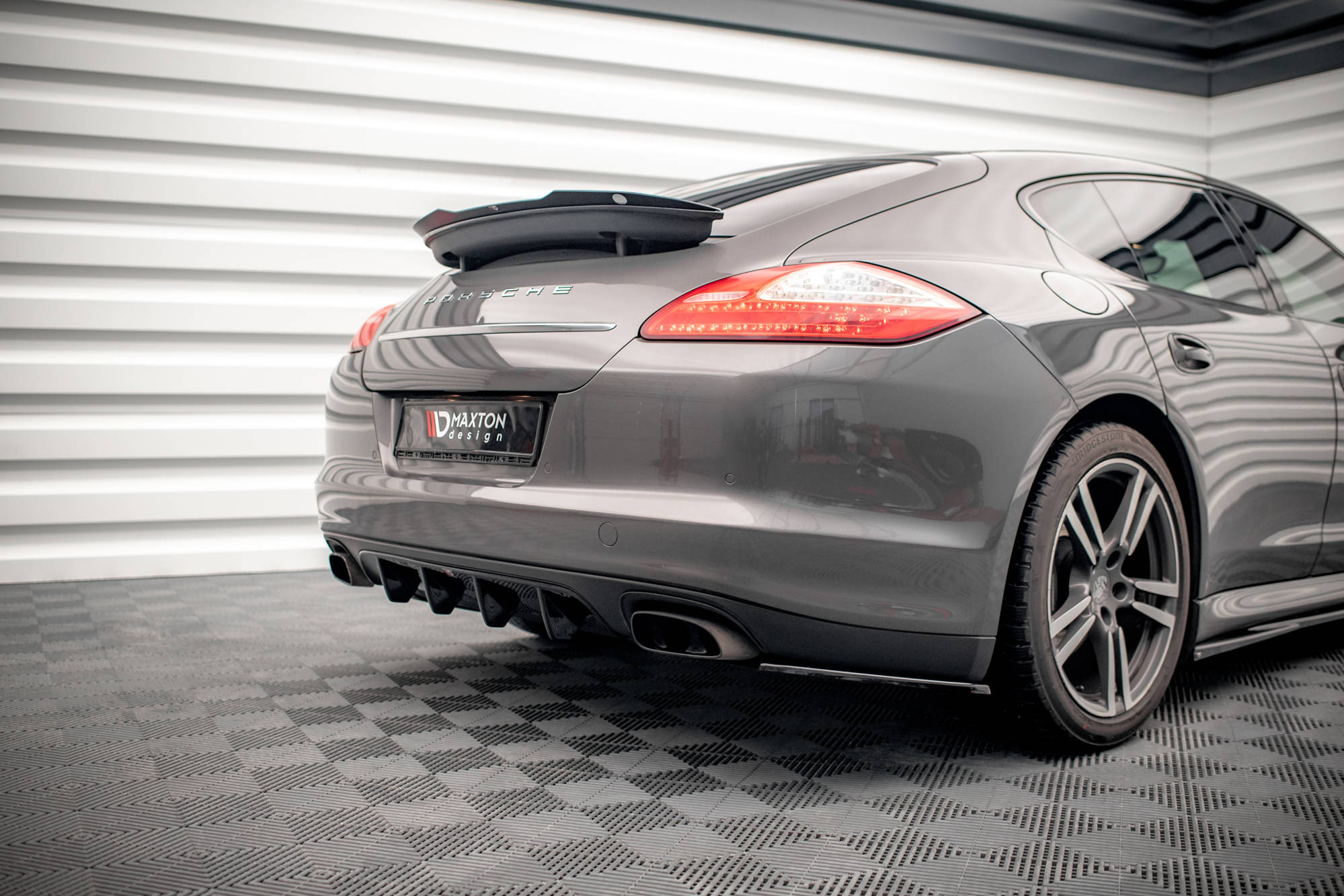 Maxton Design - Diffusor Heck Ansatz für Porsche Panamera / Panamera Diesel 970 - Aerowerk.