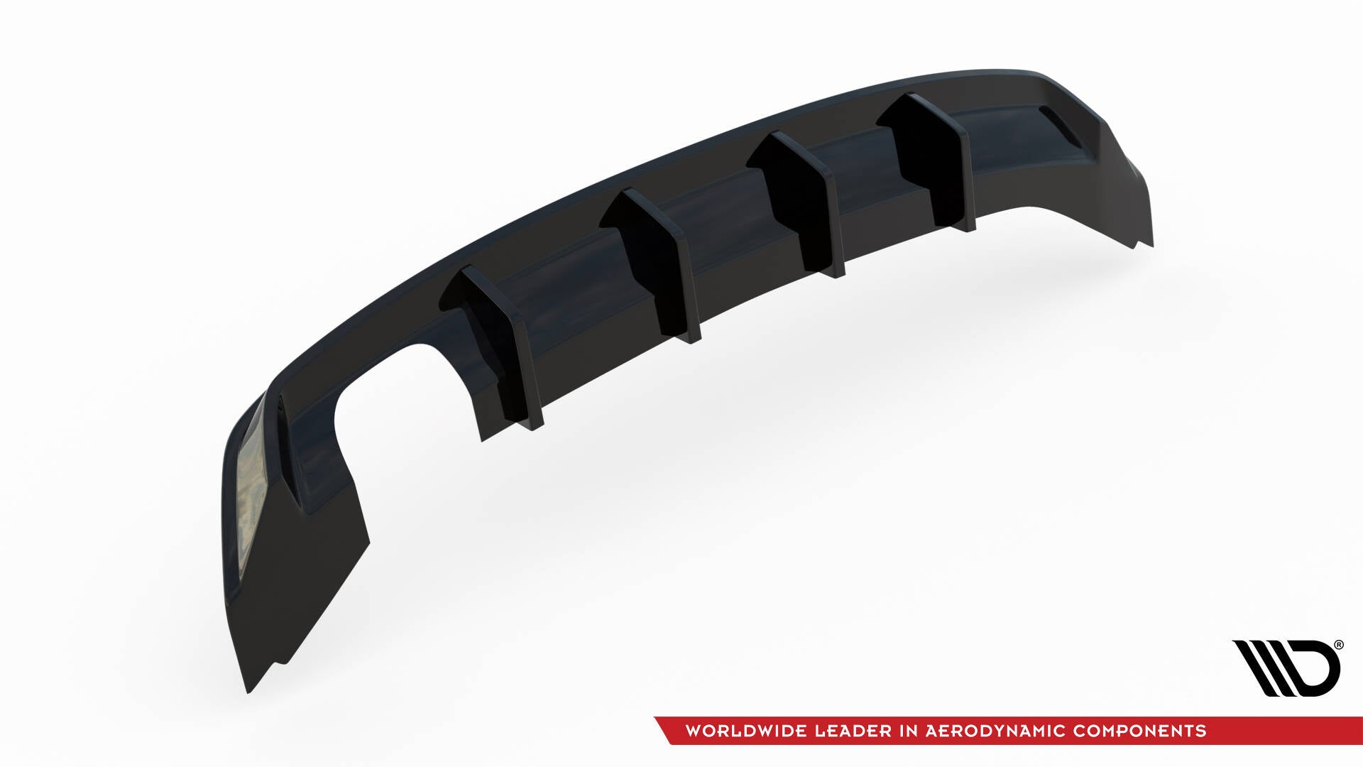 Maxton Design - Diffusor Heck Ansatz für Seat Leon Mk3 Facelift - Aerowerk.