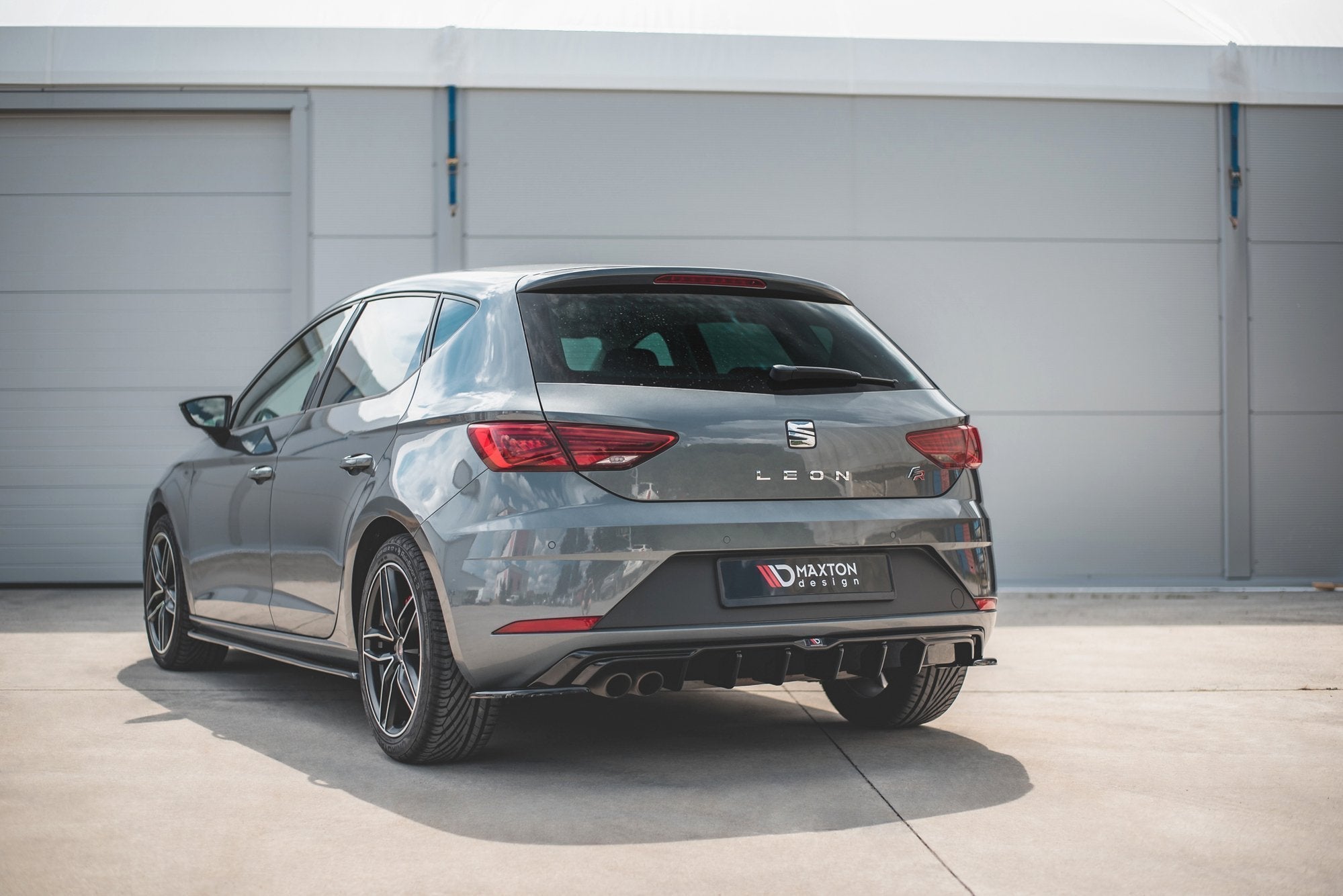 Maxton Design - Diffusor Heck Ansatz für SEAT Leon Mk3 FR Facelift - Aerowerk.