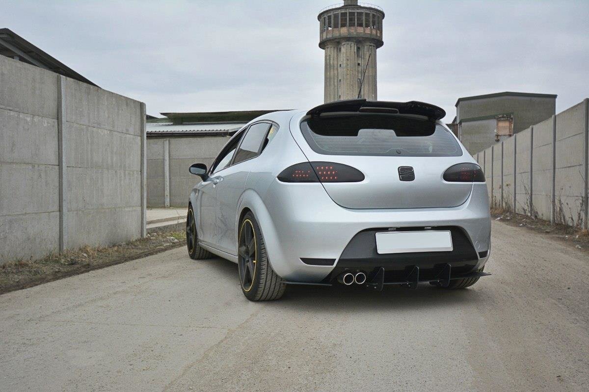Maxton Design - Diffusor V1 Heck Ansatz für Diffusor für Seat Leon Mk2 Cupra/ FR - Aerowerk.
