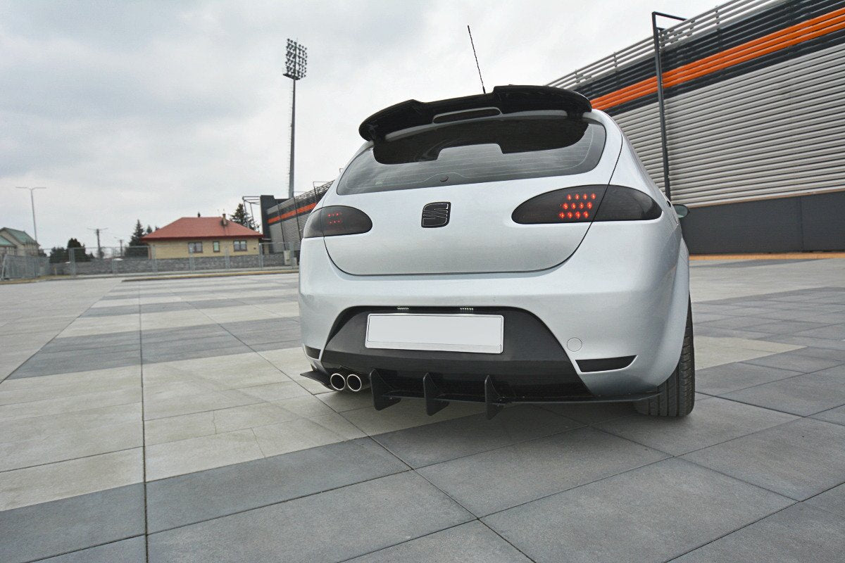 Maxton Design - Diffusor V2 Heck Ansatz für Diffusor für Seat Leon Mk2 Cupra/ FR - Aerowerk.