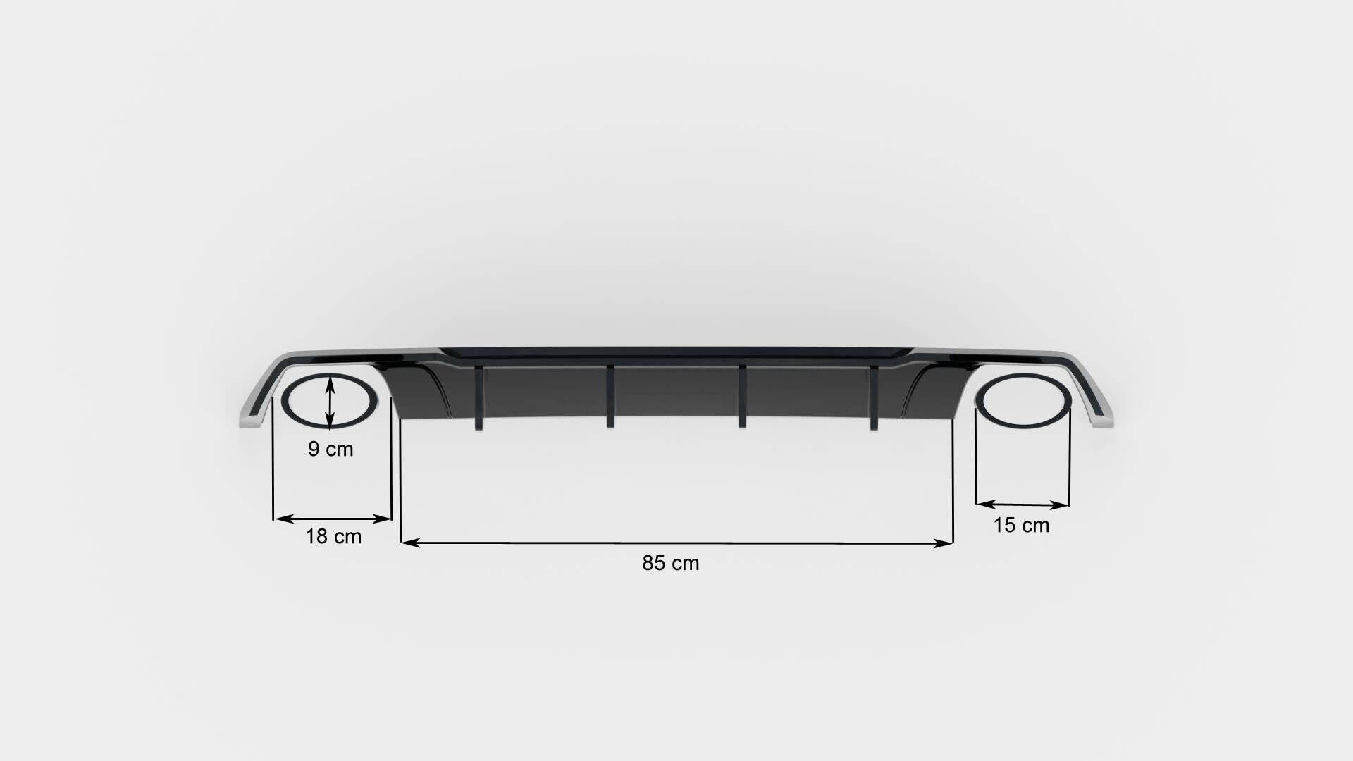 Maxton Design - Diffusor V2 Heck Ansatz für Seat Leon Cupra ST Mk3 FL - Aerowerk.