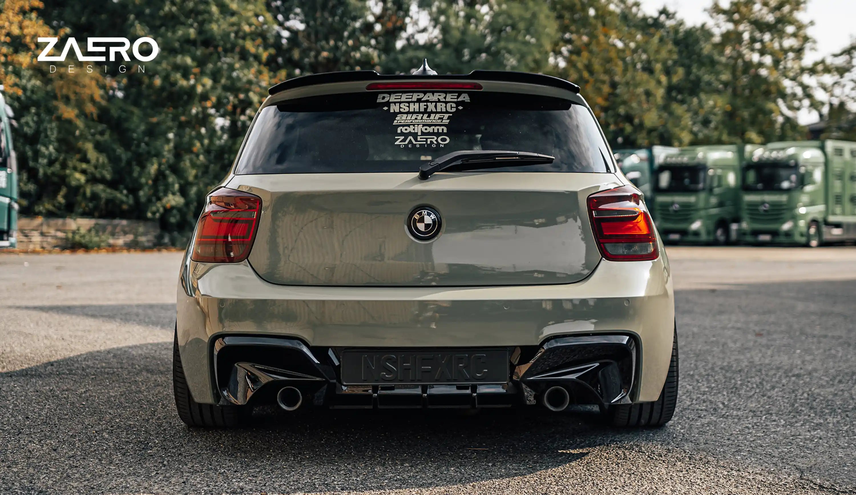 EVO-1 Diffusor für BMW 1er F20 | F21 - M135i (PRE-LCI - Vorfacelift) - Aerowerk.