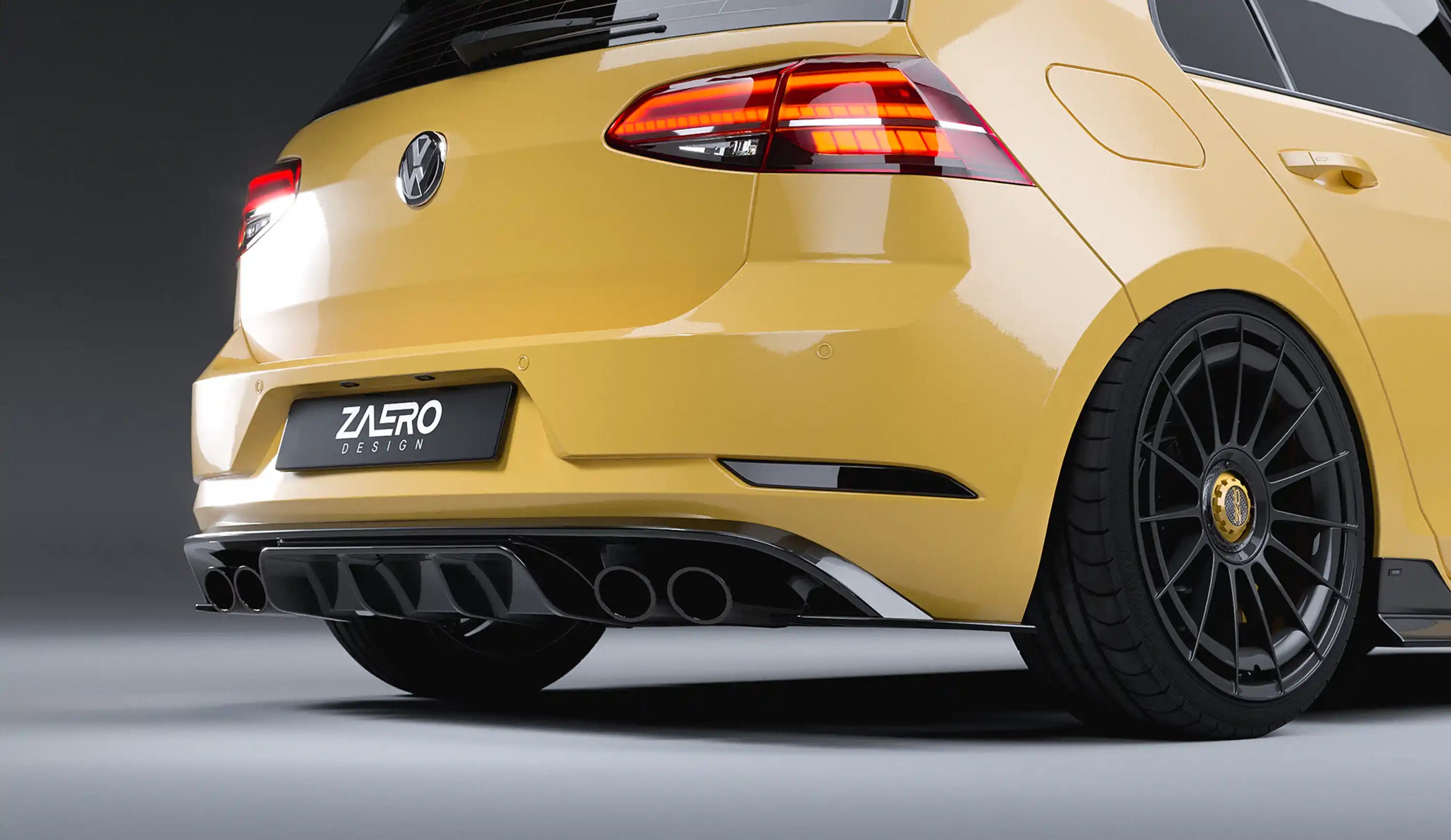 EVO-1 Diffusor für VW Golf 7 R (Facelift) - Aerowerk.