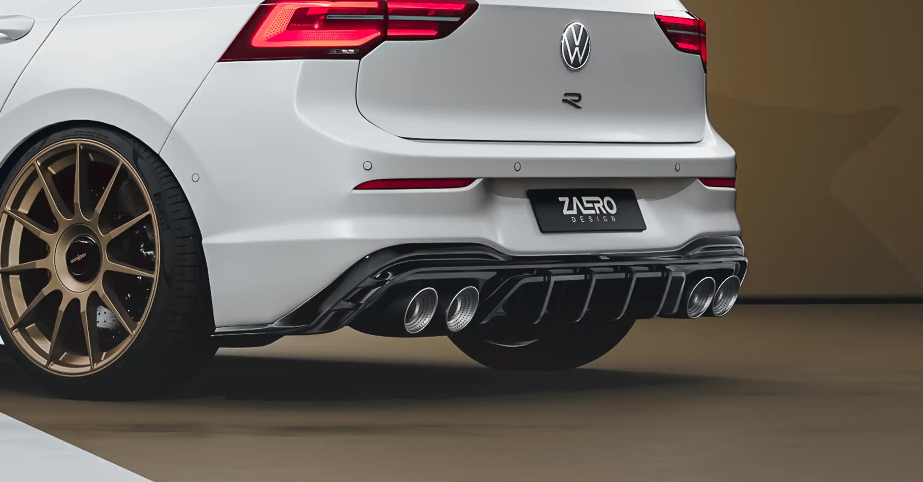 EVO-1 Diffusor für VW Golf 8 R - Aerowerk.