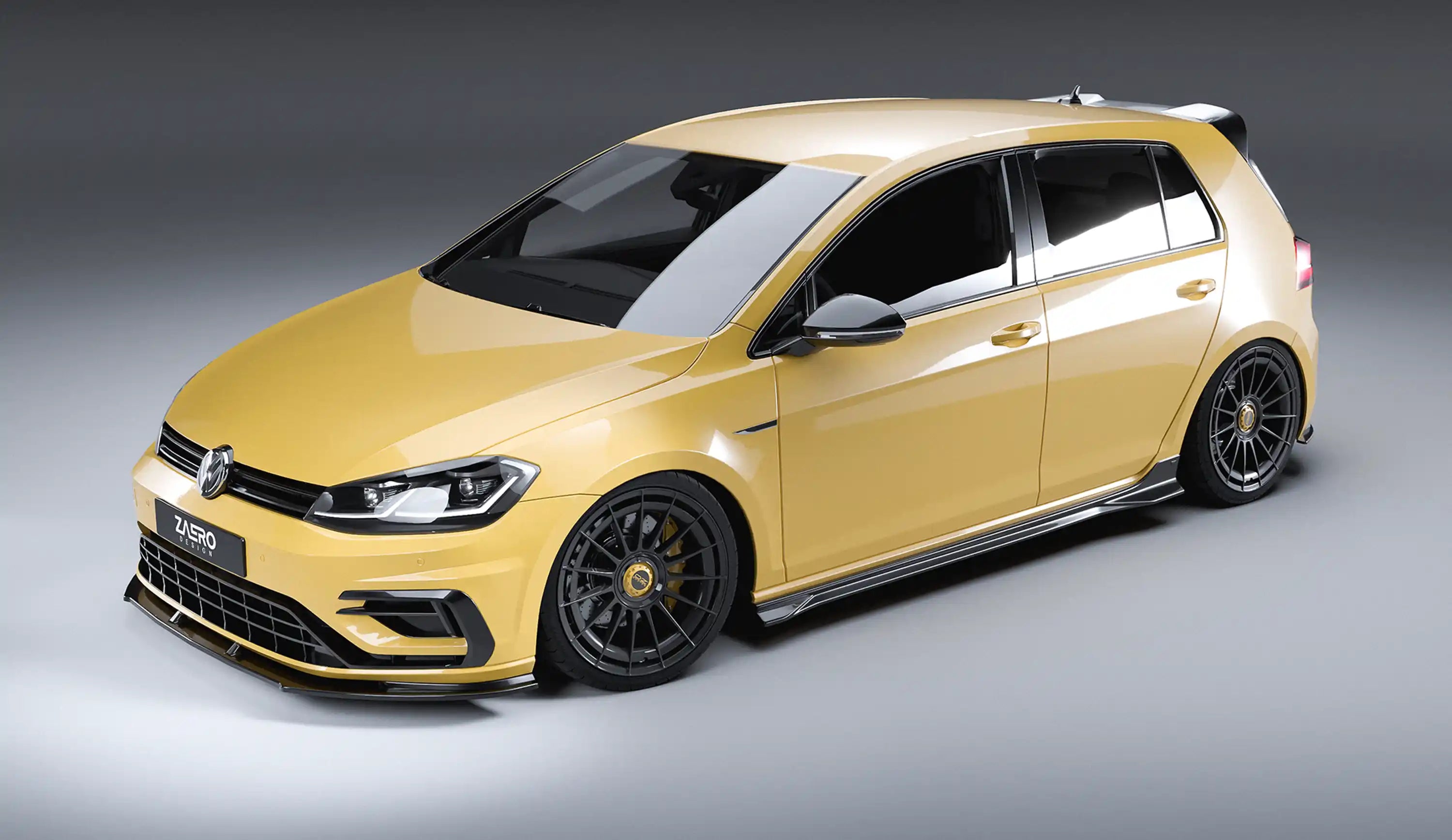 EVO-1 Frontlippe für VW Golf 7 R (Facelift) - Aerowerk.