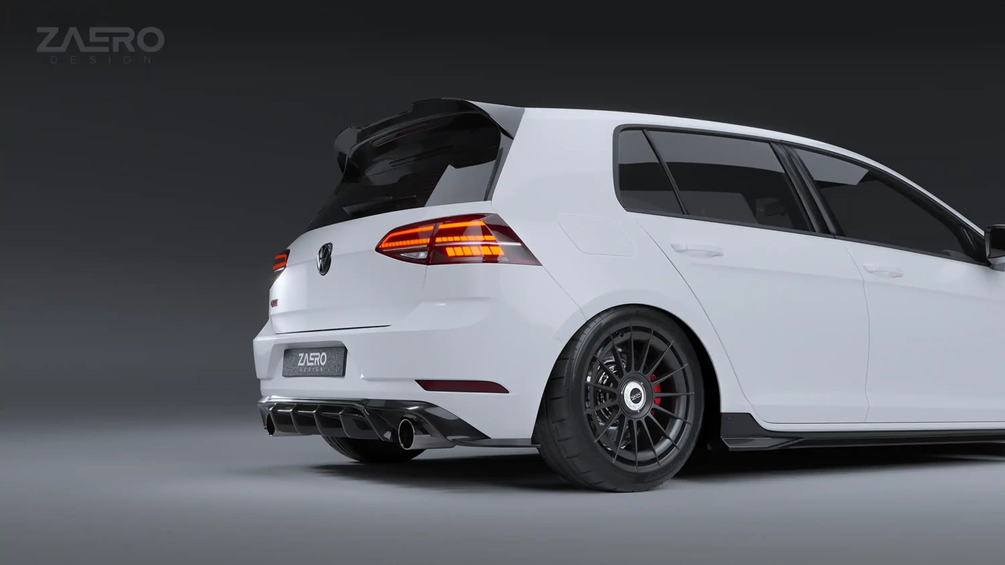 EVO-1 Heckspoiler für VW Golf 7 (Vorfacelift & Facelift) - Aerowerk.