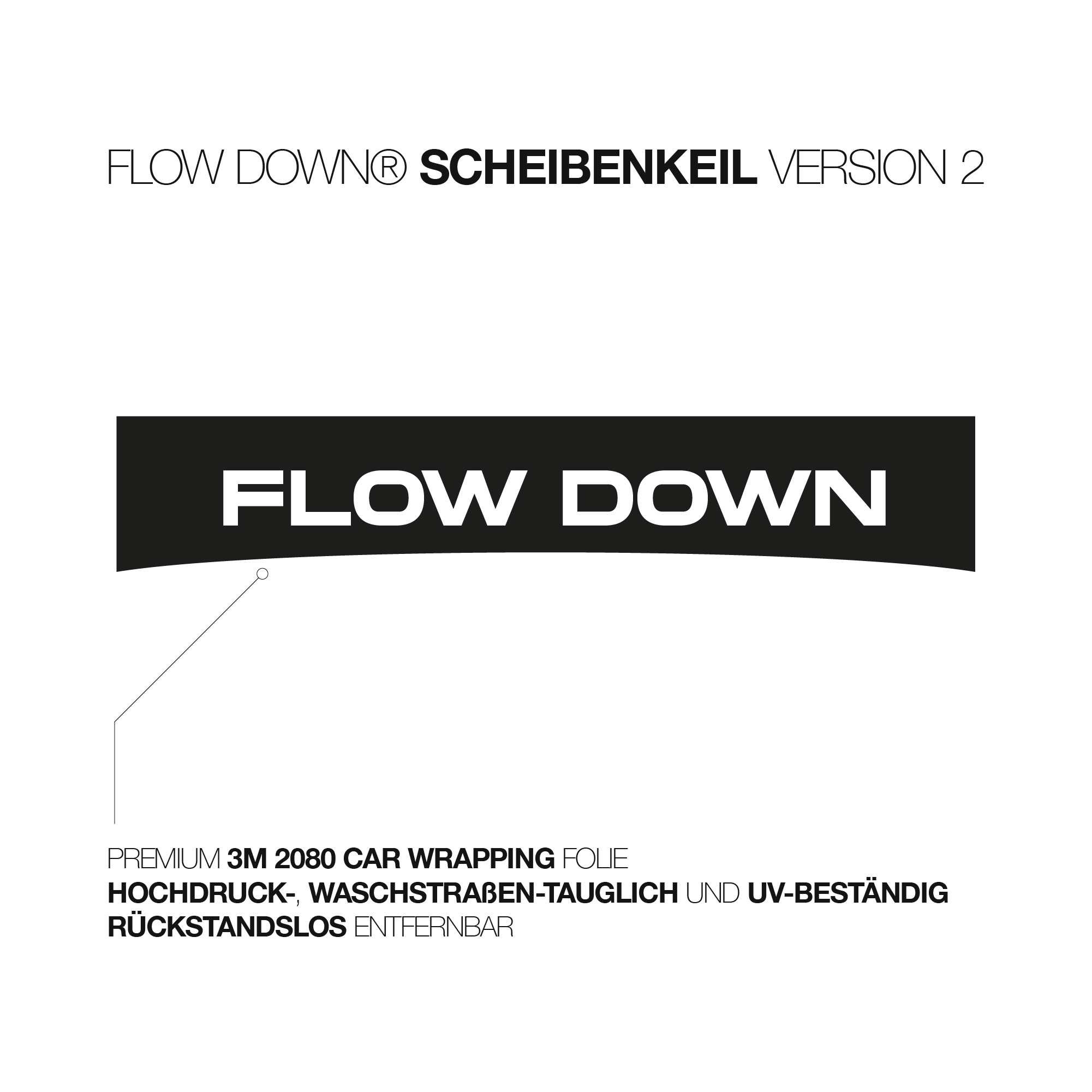 FLOW DOWN® Scheibenkeil V.2 - Aerowerk.