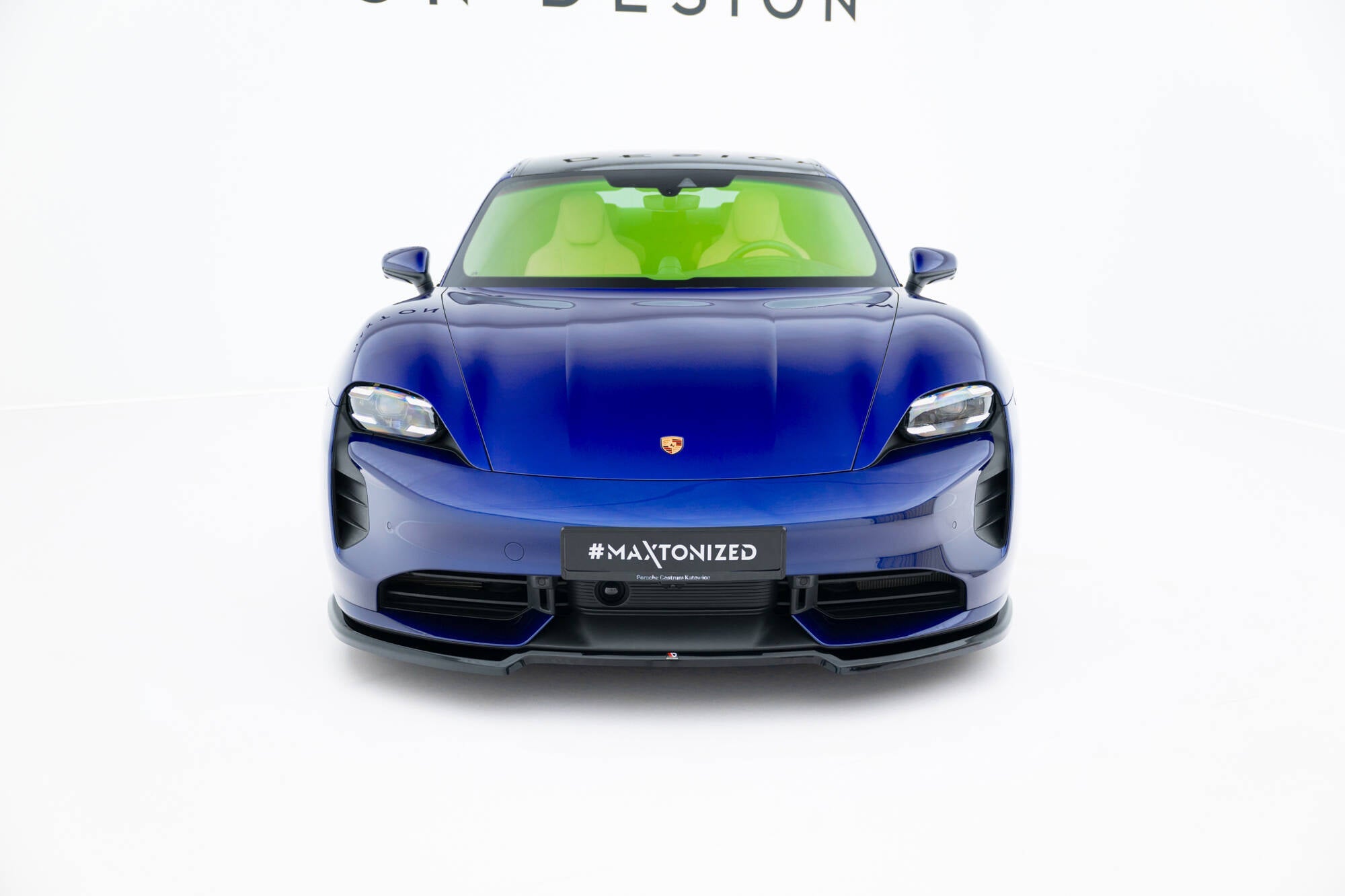 Maxton Design - Frontlippe für Porsche Taycan Turbo S Mk1 - Aerowerk.