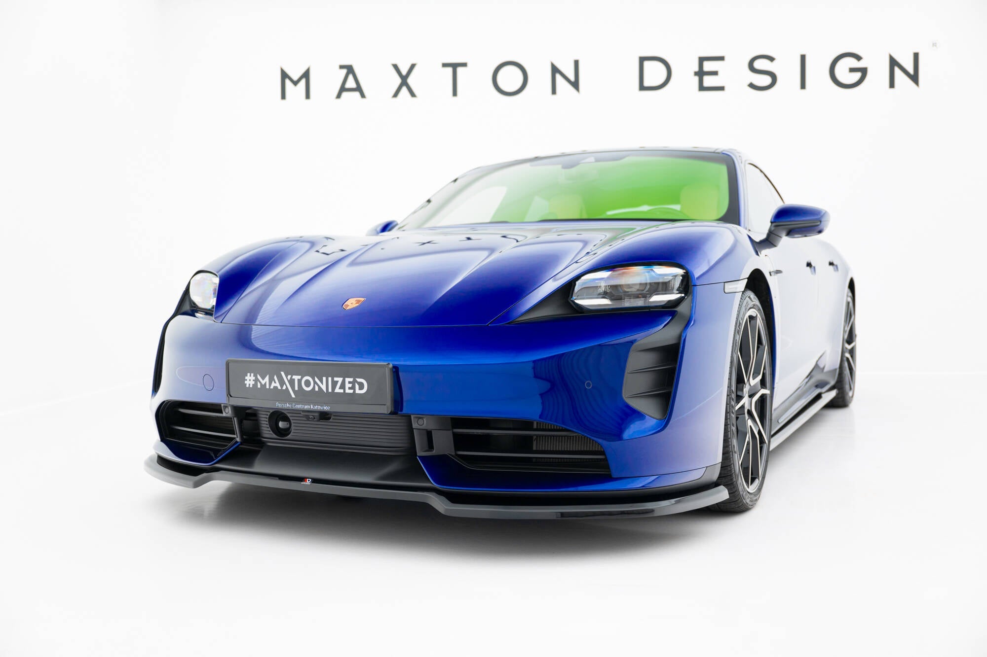 Maxton Design - Frontlippe für Porsche Taycan Turbo S Mk1 - Aerowerk.