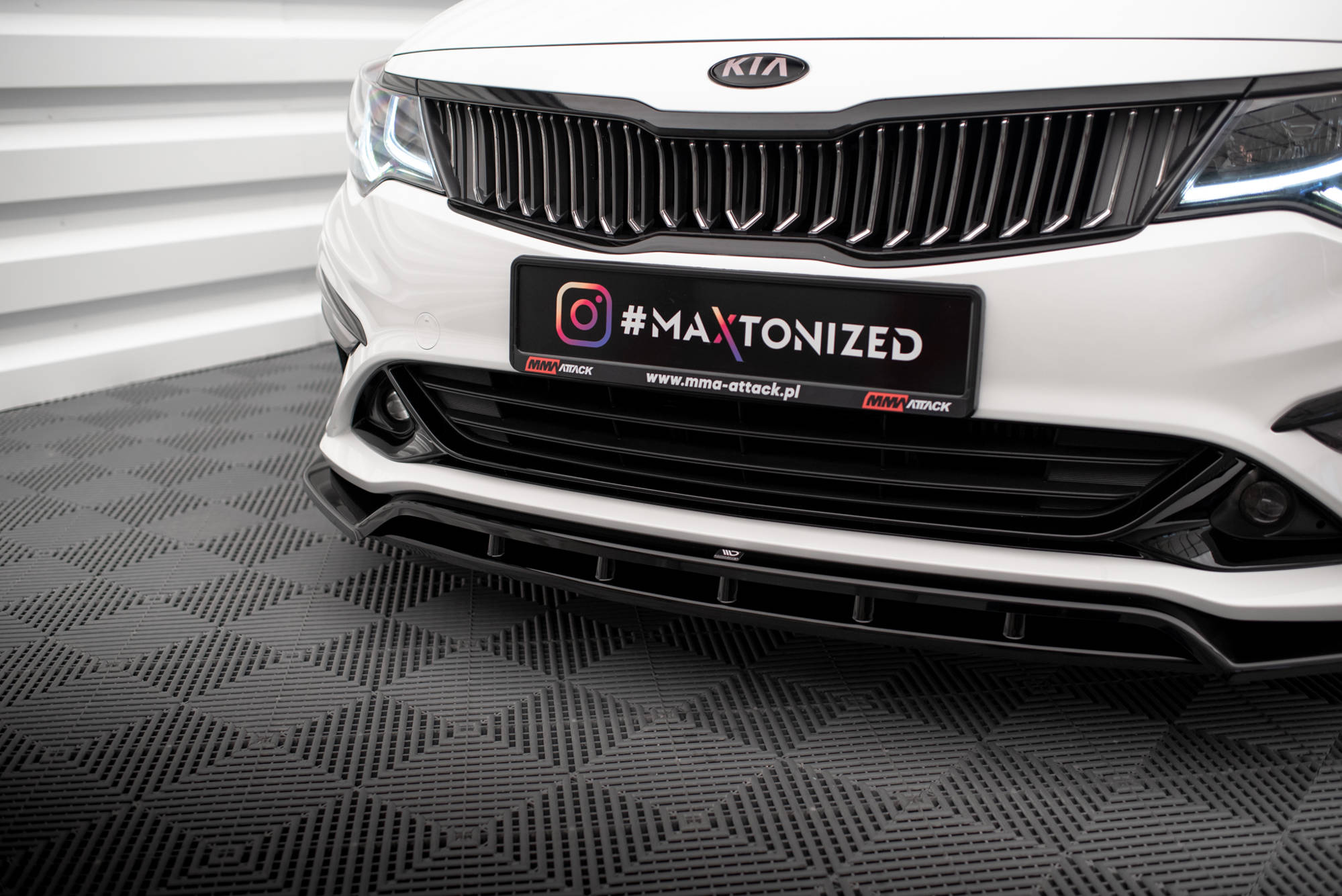 Maxton Design - Frontlippe V1 für Kia Optima Mk4 Facelift - Aerowerk.