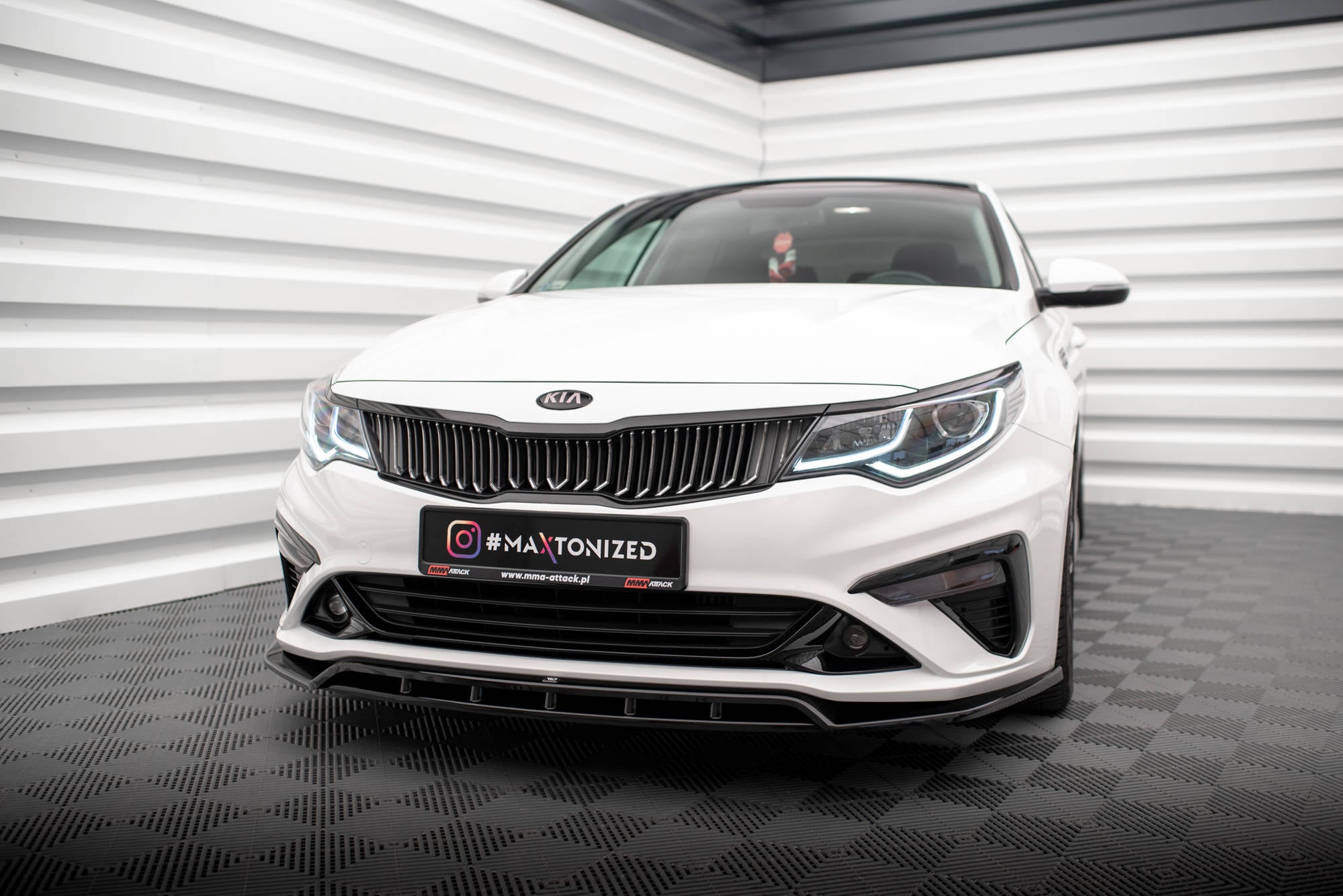 Maxton Design - Frontlippe V1 für Kia Optima Mk4 Facelift - Aerowerk.