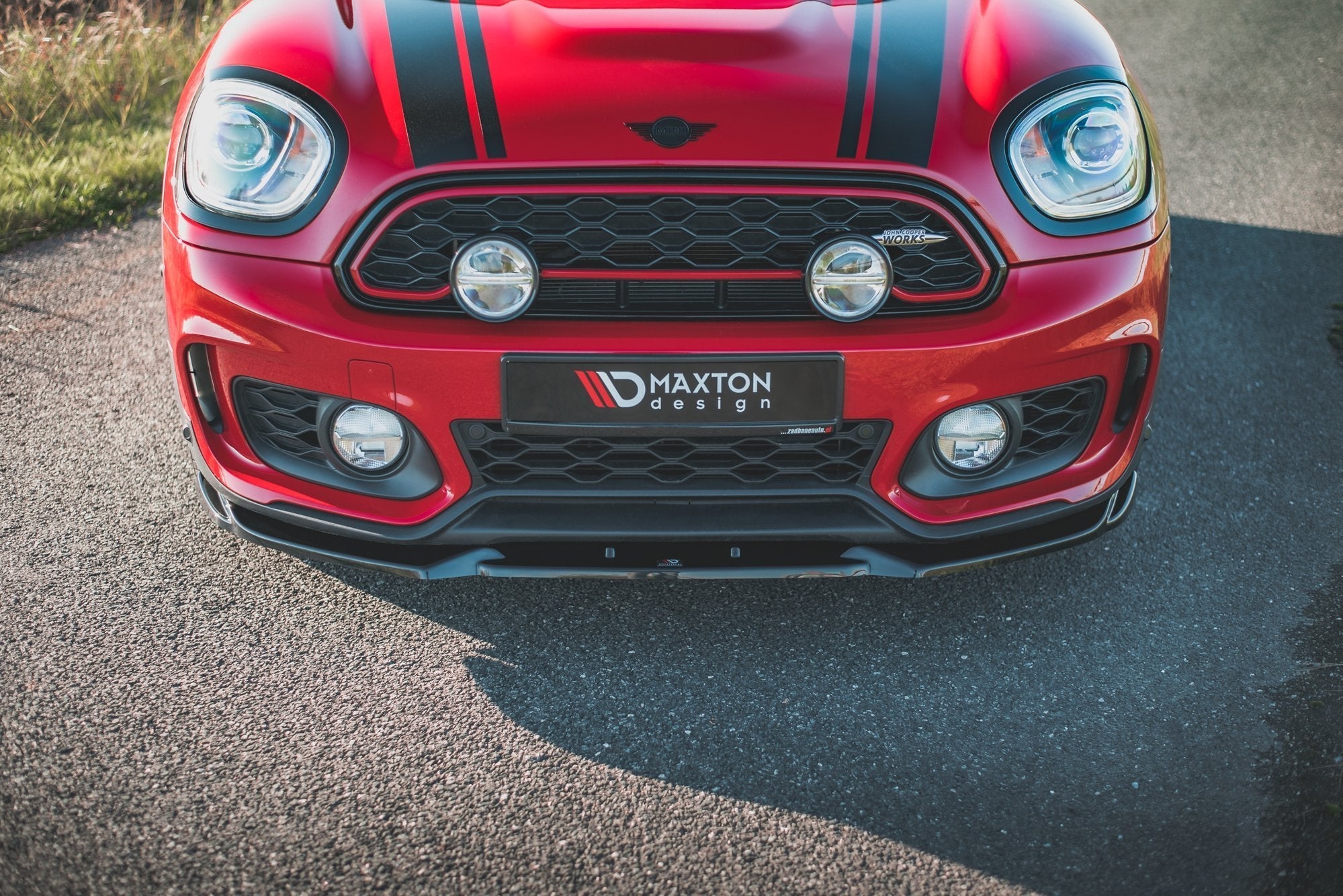 Maxton Design - Frontlippe V1 für Mini Countryman Mk2 F60 JCW - Aerowerk.
